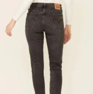 NWT $80 Levi’s 501 Skinny – Dark Grey 30 X 28 High Rise